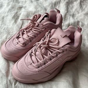 Fila Shoes, Women’s Disruptor 2 Premium, Pink/Rose